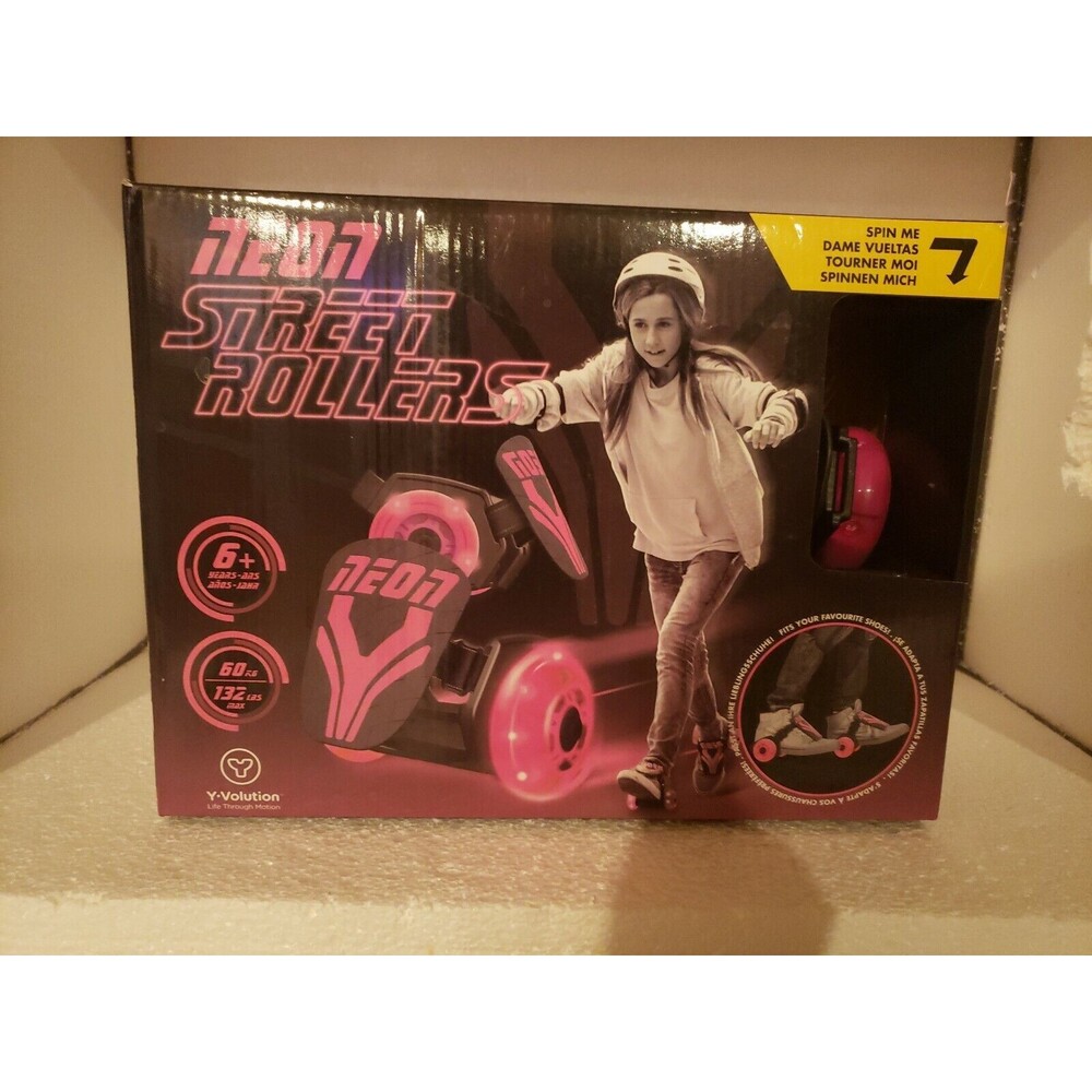 NEON STREET ROLLERS Adjust Strap In & Go. NIB Pink